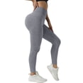 thumbnail image 2 of Endives Womens Yoga Legging Fitting High Waisted Hip Lifting Vertical Stripe Yoga Pants Outerwear Jogging Sports Pants, 2 of 5