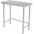 thumbnail image 1 of 18 In x36 In Stainless Steel Work Table with Galvanized Legs NSF-Certified 400 lb Heavy-Duty Prep Station for Kitchen Restaurant and Home, 1 of 7