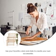 thumbnail image 3 of 2pcs Small Size DIY Hand-Knitting Wooden Loom Toys Children Weaving Machine Intellectual Development Technology Production, 3 of 5