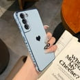 thumbnail image 4 of S21 Case, for Samsung Galaxy S21 Case Women Girls Cute Design Soft Silicone Camera Protection Protective Lovely Heart Phone Case for Galaxy S21 5G (Blue), 4 of 15