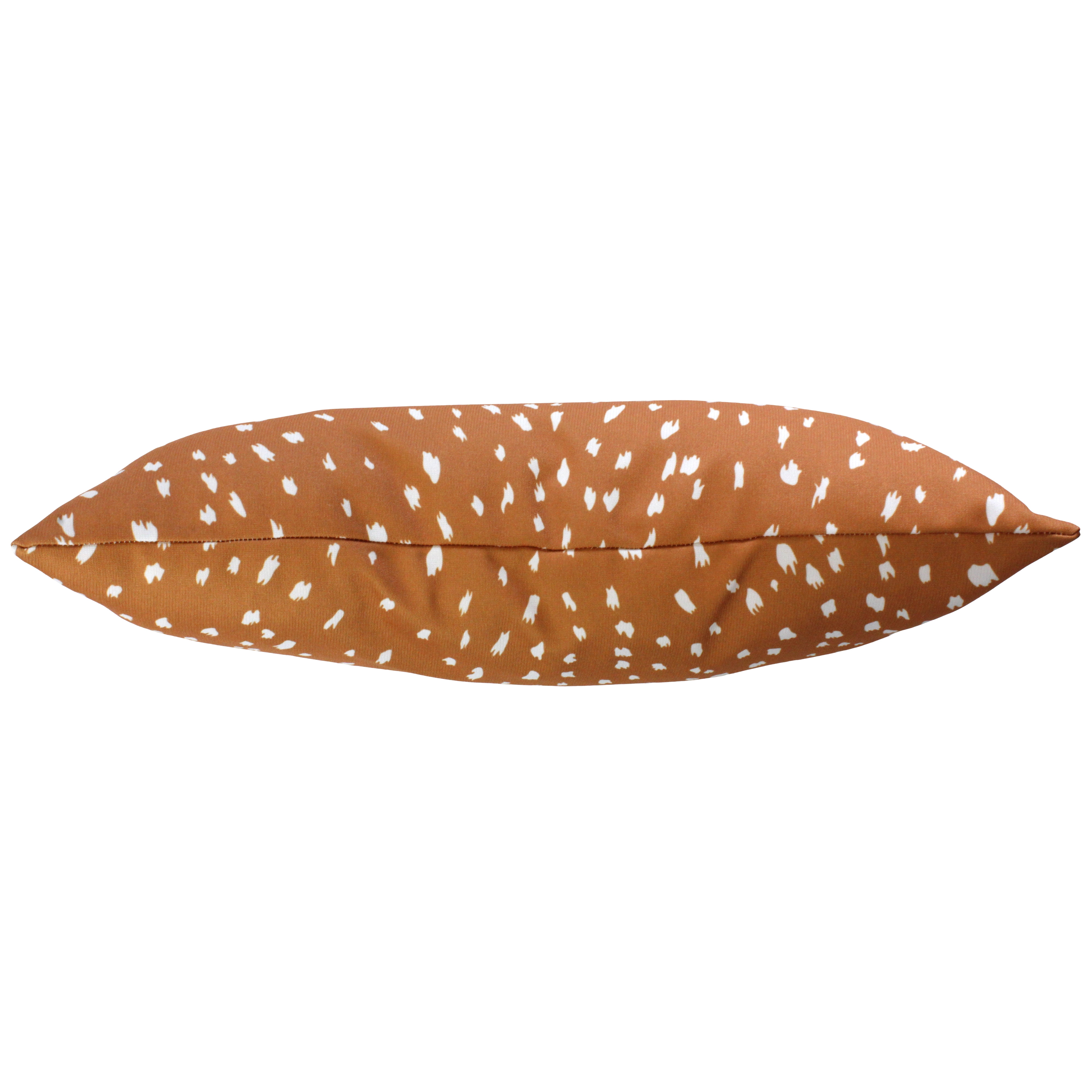 Everything Comfy Deer Fawn Print Decorative Pillow, 16x6 Inch, Tan,