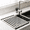 black, variant on PLUZON Roll up Dish Drying Rack, 17.7" x 15.5" 304 Stainless Steel with Corner Sink Mat