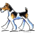 thumbnail image 3 of CafePress - Wire Fox Terrier Trot Large Mug - 15 oz Ceramic Large White Novelty Mug, 3 of 4