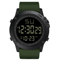 Sport Watches Fashion Men Led Digital Date Military Sport Rubber Quartz Alarm Waterproof Watch