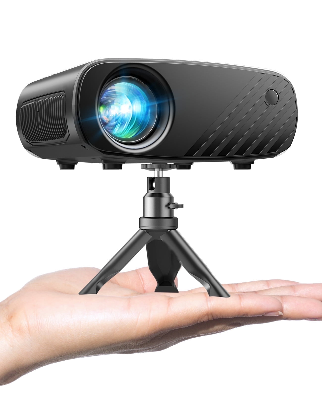 Emotn H1 Mini Projector, Native 1080P, 250 ANSI Lumen, Android 9.0