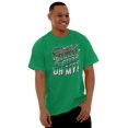 thumbnail image 5 of Xmas Elves Reindeer Sleighs Oh My Men's Graphic T Shirt Tees Brisco Brands S, 5 of 6