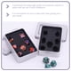 thumbnail image 4 of Cajas de dados de caja de lata de 4 piezas con espumas de revestimiento de cajas de dados de hierro portavasos de almacenamiento de dados, 4 of 4