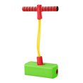 thumbnail image 4 of Pogo Stick de espuma para chirriar - Pogo Stick seguro para niños pequeños de 3 años en adelante Equipo de entrenamiento de equilibrio para deportes al aire libre Gran regalo Verde Sharpla Saltador de espuma Pogo, 4 of 8