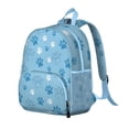 thumbnail image 2 of Blue Dog Paw Footprint Backpack Backpack for School,Cute School Bag,Schoolbag with Adjustable Shoulder Straps & Padded Back,13.8"x11.4"x6", 2 of 6