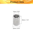 thumbnail image 2 of HUGFEGWE M14x20x30mm 5PCS Round Connector Nuts Threaded Sleeve Rod Coupling Nut for Connect Two Threaded Shafts CJB91-25833, 2 of 6