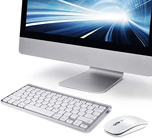 Wireless keyboard and mouse compatible with iMac MacBook and Windows computers (Wireless Blueprint)