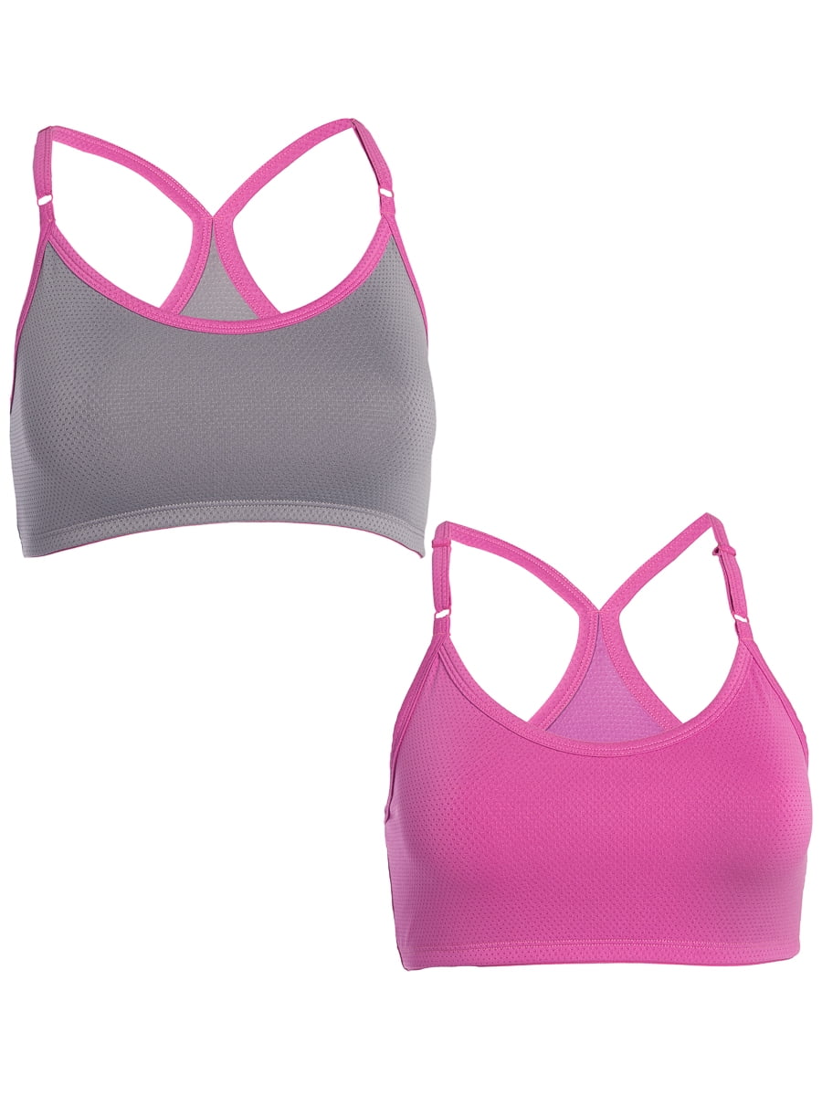 Fruit Of The Loom (2 Pack) Womens Underwear Wirefree Sports Bras For