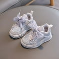 thumbnail image 5 of Fozruso Glamour Glitter Bow Kids Sneakers For Toddlers And Girls Stylish Everyday Shoes With Sparkly Design And Comfortable Fit For Play,Sizes 11(4.5-5 Years), 5 of 6