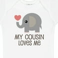 thumbnail image 4 of Inktastic My Cousin Loves Me Boys or Girls Baby Bodysuit, 4 of 5