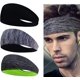 thumbnail image 1 of Diademas unisex - Bandana deportiva para hombres y mujeres para fitness, correr, crossfit, ciclismo, yoga, baloncesto, fútbol, ​​tenis - Banda elástica transpirable que absorbe la humedad 3 piezas ER, 1 of 5