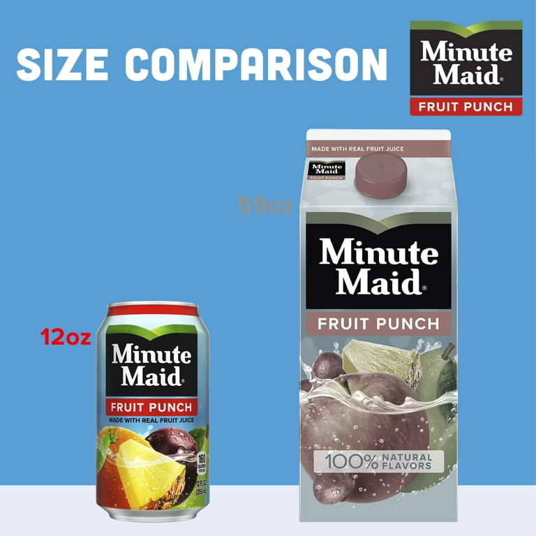 Minute Maid Fruit Punch Juice, 12 fl oz, 12 Cans