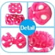 thumbnail image 2 of Paquete de 2 gomas elásticas para el pelo con nudo para lavado de cara, maquillaje, ducha, terma, masaje y deportes (2 x rosa roja) ER, 2 of 3