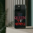thumbnail image 3 of DistinctInk Clear Case for Apple iPhone 15 (6.1" Screen) - Queen Of Hearts, 3 of 9