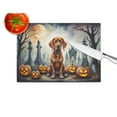 thumbnail image 5 of Vizsla Spooky Halloween Glass Cutting Board Large 12 in x 15 in, 5 of 5