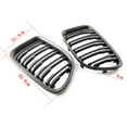 thumbnail image 3 of Grille Front Compatible for E84 X1 18i 20i 25i 2011 201014 2015 Bumper Replacement Set of 2 Grill Mesh, 3 of 8