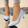 thumbnail image 2 of YLYL Women's Pumps Kitten Heel Pointed Toe Slip on Casual Wedding Work Business Office Dress Shoes, 2 of 9