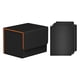 thumbnail image 2 of Caja para baraja de cartas, porta cartas, caja de almacenamiento de cartas con funda, cierre magnético premium, negro naranja, 2 of 9
