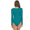 thumbnail image 2 of Long Sleeve Body Suit-Breathable Cotton Stretch, 2 of 3