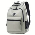 thumbnail image 6 of PRIYAL Solid Color Simple Stylish Women's Backpack,Men's Casual Large Capacity Travel Backpack Business Computer Mountaineering Bag, 6 of 13