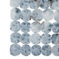 thumbnail image 6 of Decorative Metal Ombre Discs Wall Decor for Home Accents - Modern Textured Wall Art for Bedroom, Bathroom, and Living Room Decor - Sculptural Hanging Accent for Entryway - 26", Blue & Ivory, 6 of 10
