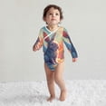 thumbnail image 4 of Xecao Sunshine Winged Rabbit Print Baby unisex-baby Cotton Long-sleeve Bodysuits-18 Months, 4 of 6