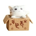 thumbnail image 4 of Lovely Box Cartoon Cat Miniature Landscape Decor Bonsai Resin Crafts Ornament by Mightlink, 4 of 5