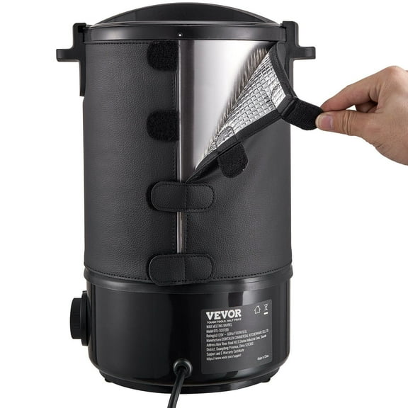 6.5L Electric Wax Melter Pot for Candle Making, 9-Temp Adjustable with Easy Pour Spout, Large Wax Warmer for Soy Beeswax, DIY Beauty Soap Cream Bulk Production, Home & Business Use