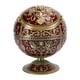 thumbnail image 2 of Cenicero, Globo De Cenicero Retro Floral Rosa Decorativo Rojo Vino, Adorno De Oficina Para El Hogar, 2 of 7