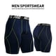 thumbnail image 4 of Pack de 3 Shorts Deportivos para Hombre: Transpirables, Elásticos y de Secado Rápido, Ideales para Gimnasio, Running y Ejercicio – Incluye Negro/Rojo, Azul Marino y Azul – Talla S (B6012#), 4 of 6