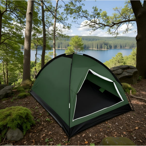 Tienda de Campaña Domo XL para 1 Persona, Ligera e Impermeable