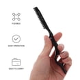thumbnail image 2 of Black Steel Hair Cutting Razor with Replacement Blades 11 Pieces Set for Comfortable Trimming, 2 of 8