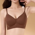 thumbnail image 4 of Gamivast Womens Wireless Bra Letter Graphic Seamless Push up Bra Full Coverage Tshirt Bras Comfortable Supportive Adjustable Strap Everyday Bralette, 4 of 6
