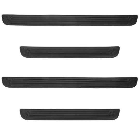 BERTDOMD 4-Piece Universal Car Door Sill Protectors, Entry Guards and Step Covers for Vehicle Door Frames