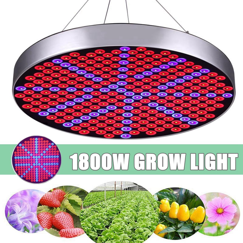 LED Grow Light Hydroponic Vollspektrum Zimmerpflanze Flower Veg Lamp Panel Q8V7 
