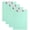 Green, variant on Bxaolu 8.5" x11" Plastic Clipboards 4-Pack with Hanging Hook – Slim Durable Clip Boards, Standard Letter/A4 Size for Home Office Use, Black