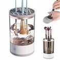 thumbnail image 4 of USB Plug Portable Electric Makeup Brush Cleaner with Rubber Makeup Machine Quick Cleaner Cleaning Brush Collar Brus A, 4 of 4