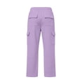 thumbnail image 5 of Mnyotv Girls Sweatpants with Pockets Kids Cargo Wide Leg Pants Baggy Sweatpants Teen Joggers Trousers Size 5-6Y, 5 of 8