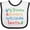 White and Black, variant on Inktastic North Carolina Grandma Loves Me Boys or Girls Baby Bib