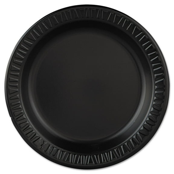 Dart 9PBQR Foam Plate Round 9 ,Black