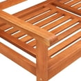thumbnail image 6 of vidaXL 3-Seater Patio Bench with Cushion 59.1" Solid Eucalyptus Wood, 3060998, 6 of 9