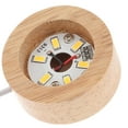 thumbnail image 2 of Wooden LED Light Base for Display with Assorted Colors USB Charging Compact Size, 2 of 9