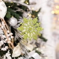 thumbnail image 2 of Gibobby Adornos decorativos de Navidad de plástico plateado con de nieve con, 36 unidades (F), 2 of 5