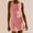 Pink, variant on Hvot&aat Womens Summer Backless Mini Dress Comfy Cotton Basic Sleeveless Crew Neck Casual Solid Open Back Tank Dresses