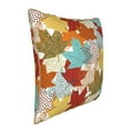 thumbnail image 2 of Kll Fall Maple Leaves Decorative Throw Pillow Covers Velvet Soft For Couch Sofa Bedroom Living Room Outdoor -18"X18", 2 of 8