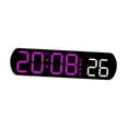 thumbnail image 2 of Reloj digital, despertador de escritorio, portátil, pantalla de 12/24 horas, reloj electrónico, despertador digital para niños, adultos y adolescentes, 2 of 7
